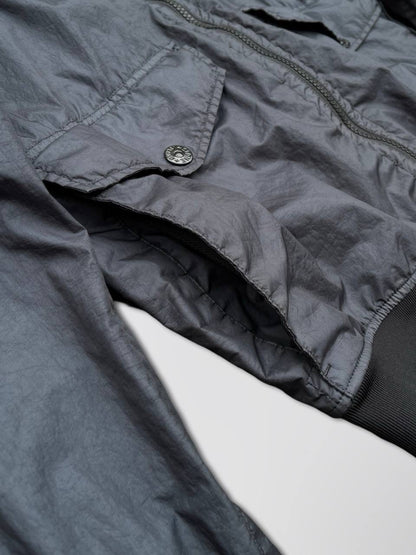 Regnjakke Stone Island Membrana 3L TC i Navy Large Brugt