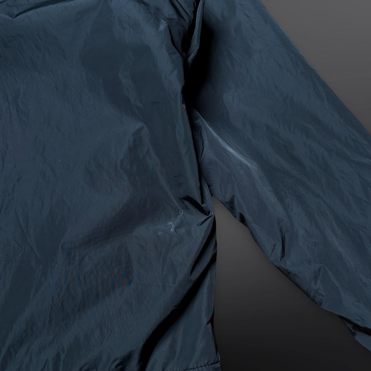 Prada Jacket Jakke L Large Grå Sort Triangle Logo Forårsjakke