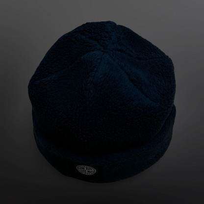 Stone Island Fleece Beanie – Sort Str. L