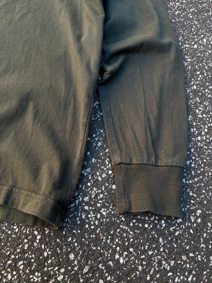 Supreme Long Sleeve Medium Khaki Grøn Used Brugt