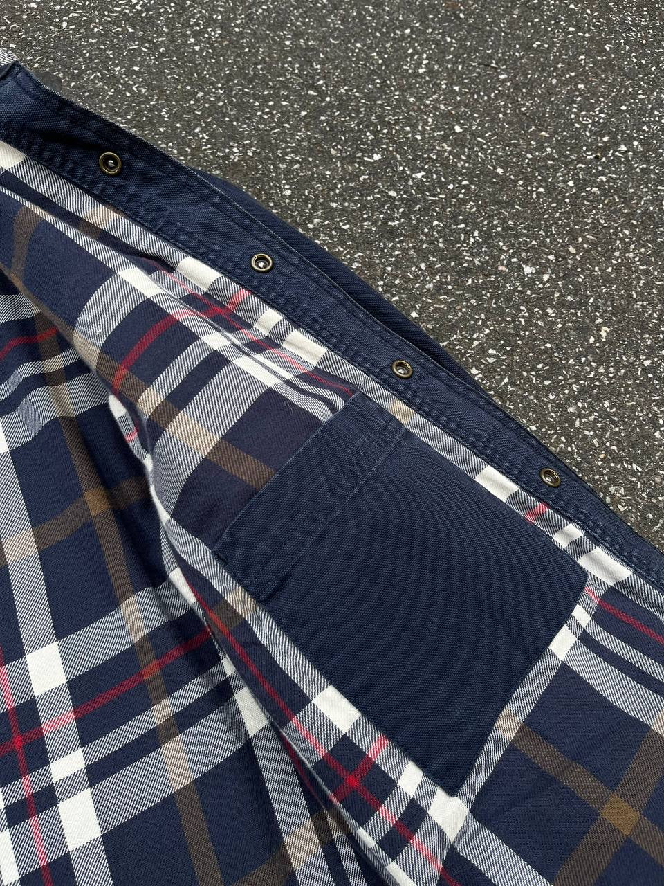 Carhartt Vintage Denim Skjorte Jakke Small Navy