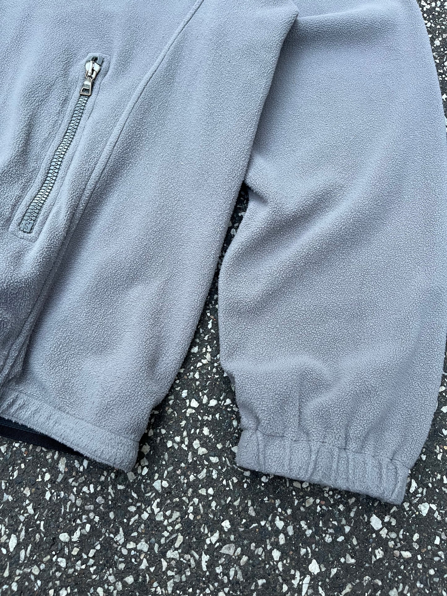Prada Luna Rossa Fleece Jacket Grå, Str. XL Faktisk L