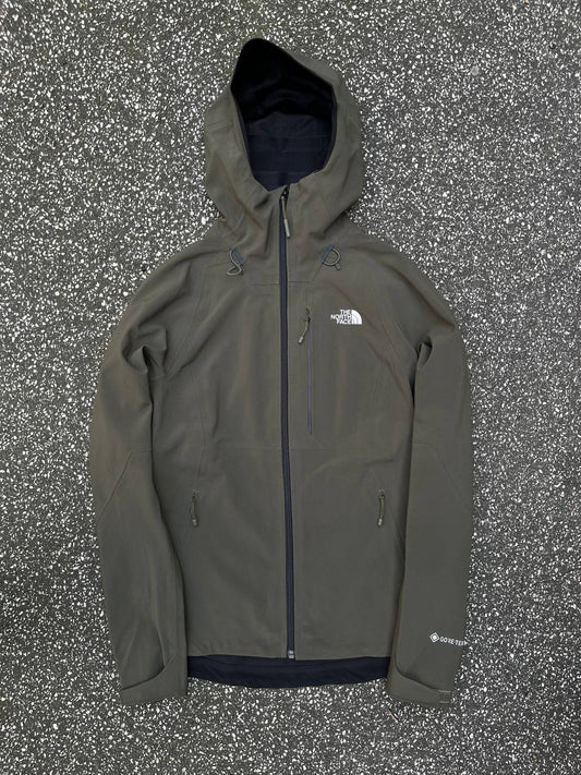 Regnjakke The North Face i grøn khaki farve med Gore-tex membran XS dame