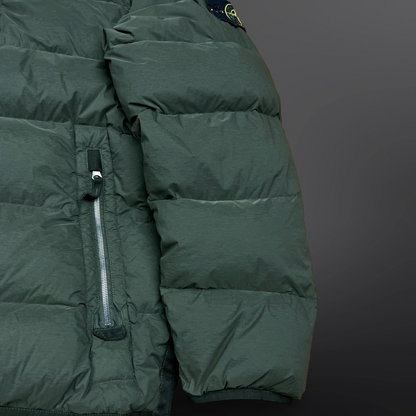 Stone Island Seamless Tunnel Nylon Down Jacket – Grøn – Str. XL