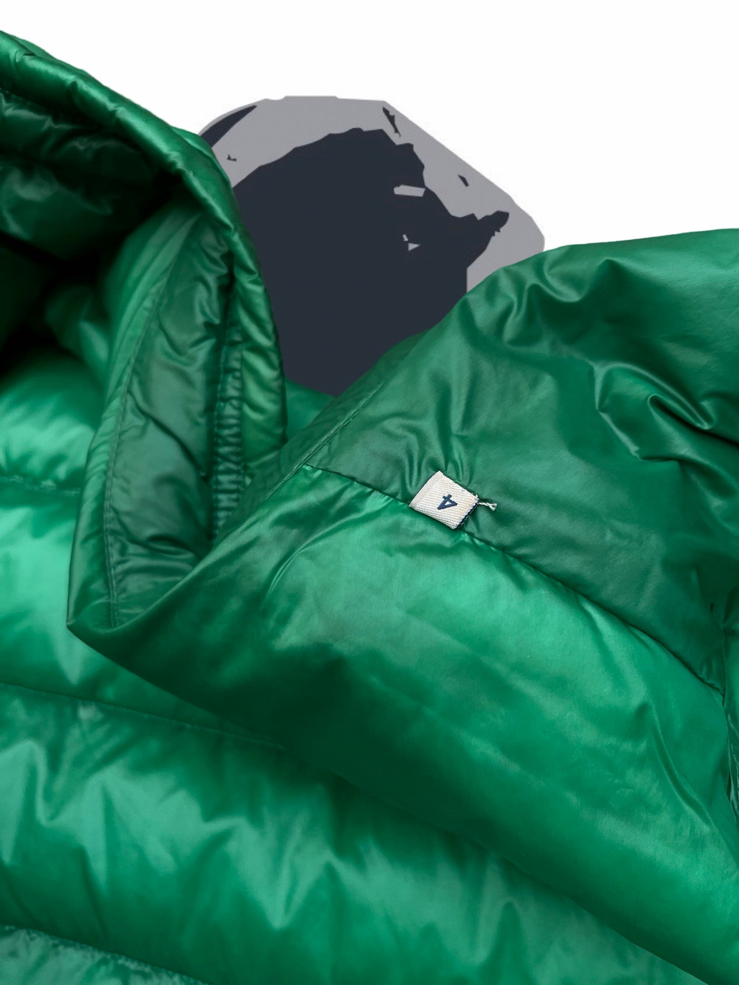 Brugt Used Moncler Vest Dunvest i Grøn Størrelse 4 L herre mænd i God Stand