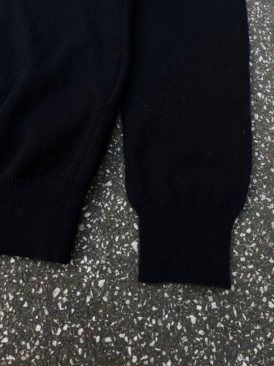 Play Comme Des Garçons Uld Trøje Sweater M Medium Sort Black V neck