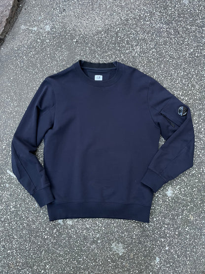 C.P. Company Lens Sleeve Sweatshirt – Navy – Medium