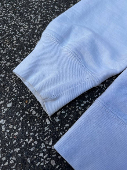 Supreme Zip Up Hoodie Hættetrøje med Lynlås Hvid White L Large