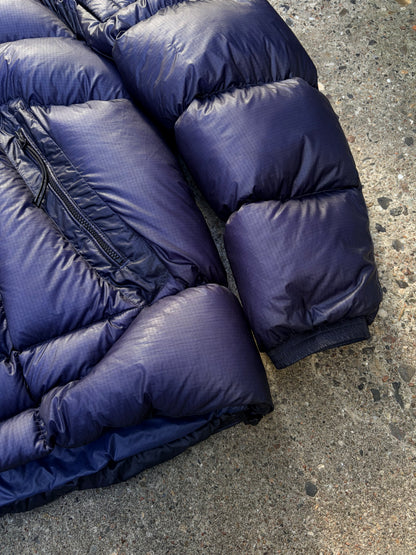 C.P. Company D.D. Shell Hooded Down Jacket – Blue/Purple – XL (fits Large)
