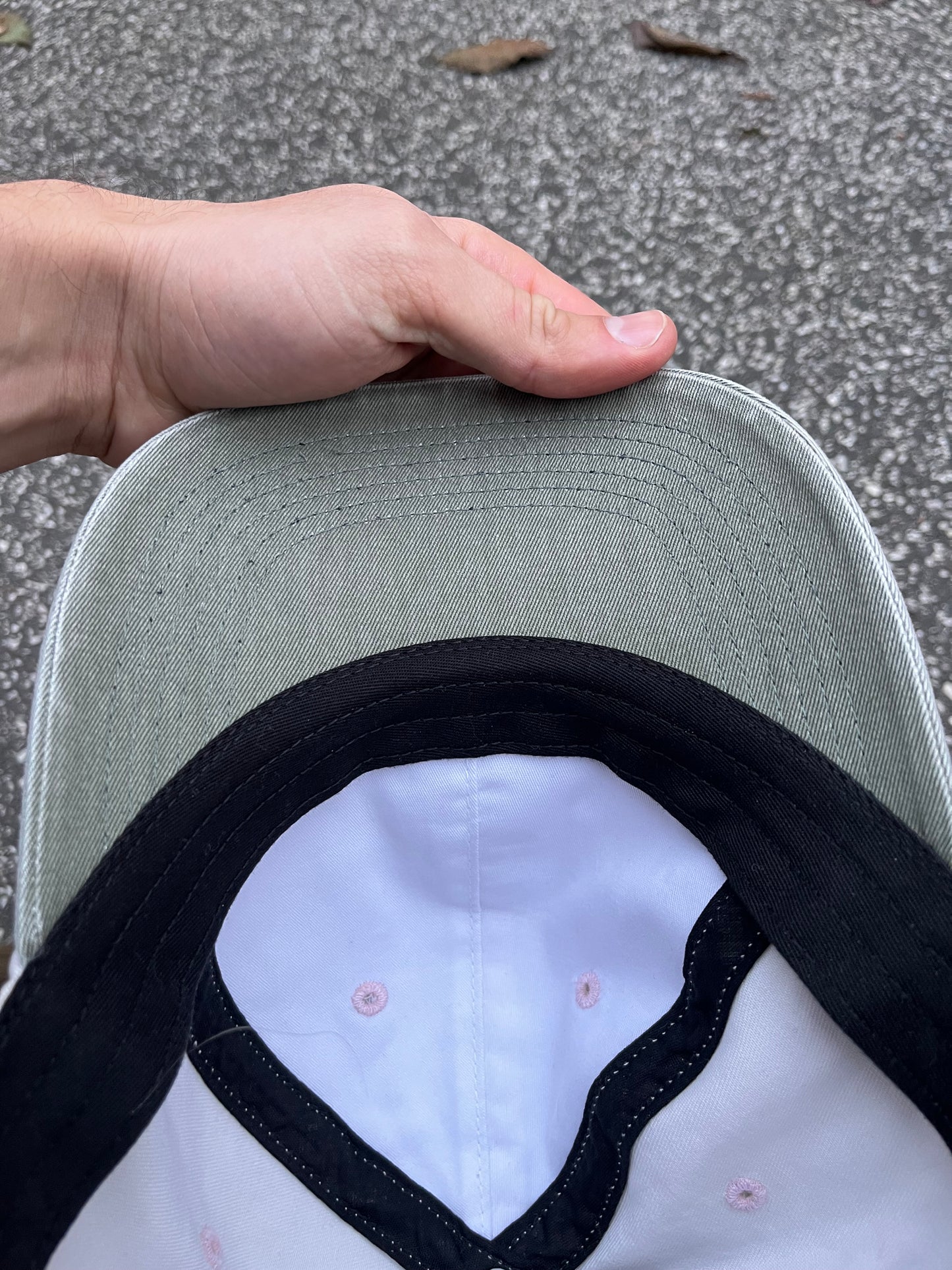 Supreme S Logo 6-Panel Cap – Light Pink/Green
