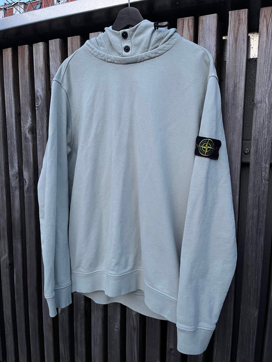 Stone Island hoodie / hættetrøje pistacie Large