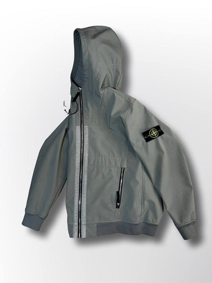 Soft shell vind og vandafvisende jakke Stone Island SOFT SHELL-R i Oliven L large