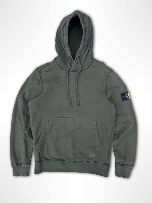 Hættetrøje Stone Island Khaki Grøn Medium Brugt
