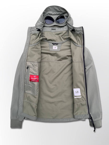 C.P.Company Softshell Shell-R i Small Oliven Brugt