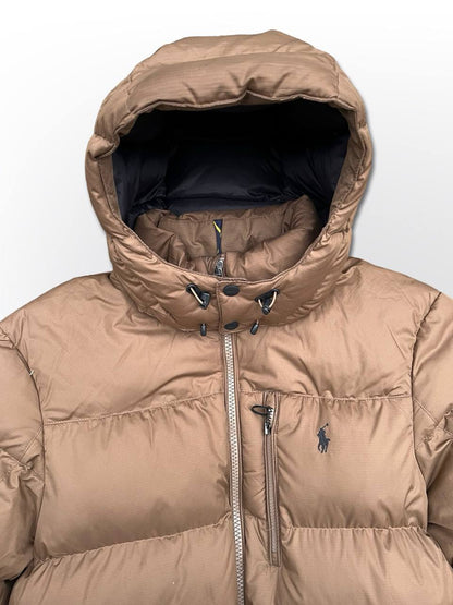 Polo Ralph Lauren Dunjakke i Large I Brun farve Brugt
