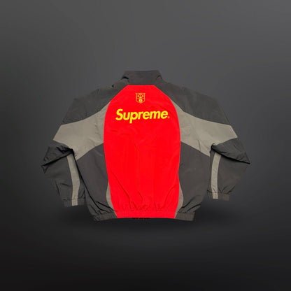 SUPREME WORLD FAMOUS TEAM TRACK JACKET SORT/RØD M Medium