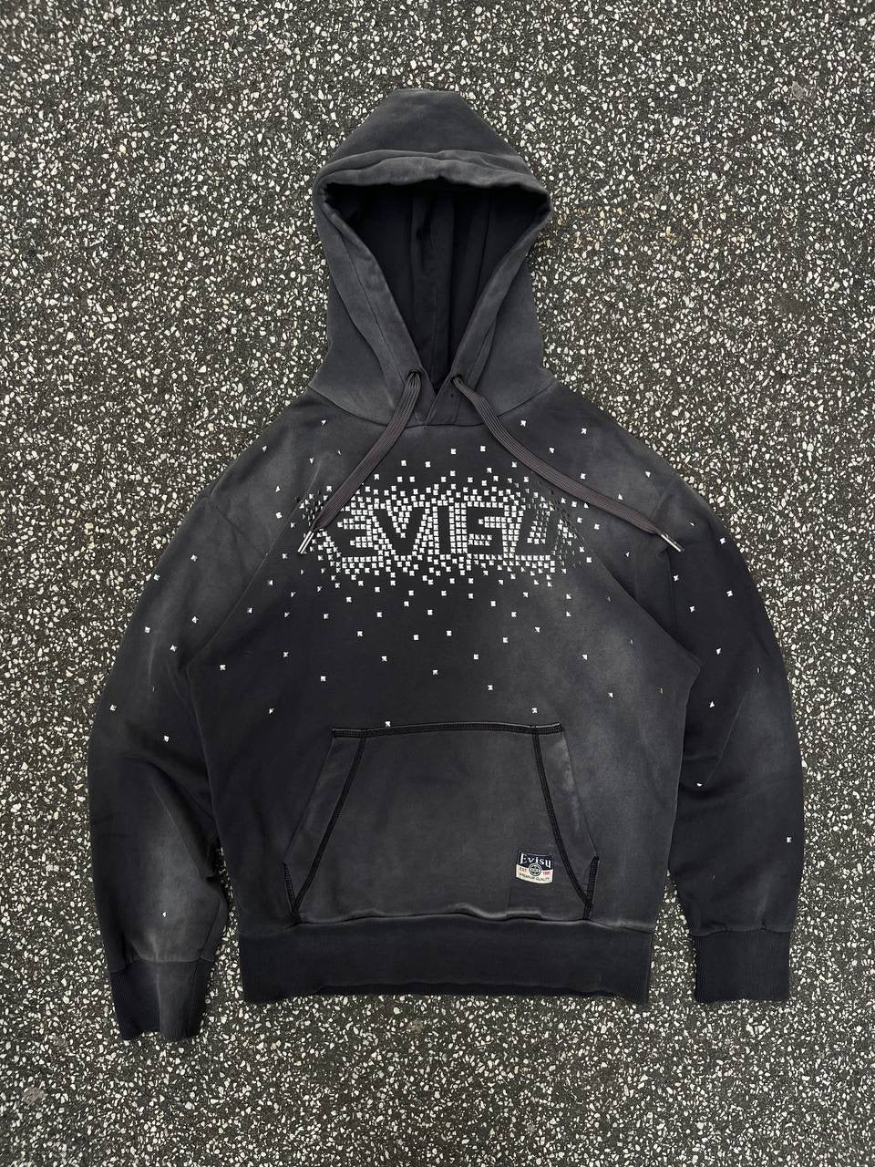 Evisu Hættetrøje Hoodie S Small Grå Grey