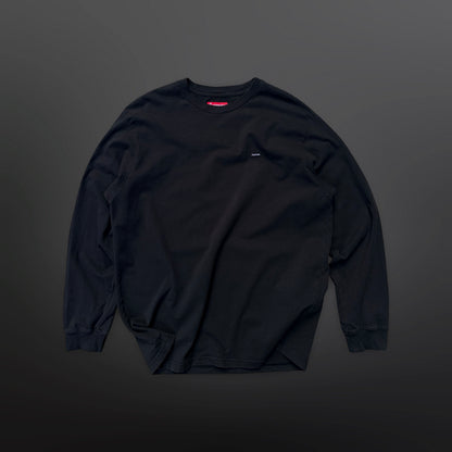 Supreme Small Box L/S Tee – Black – Large