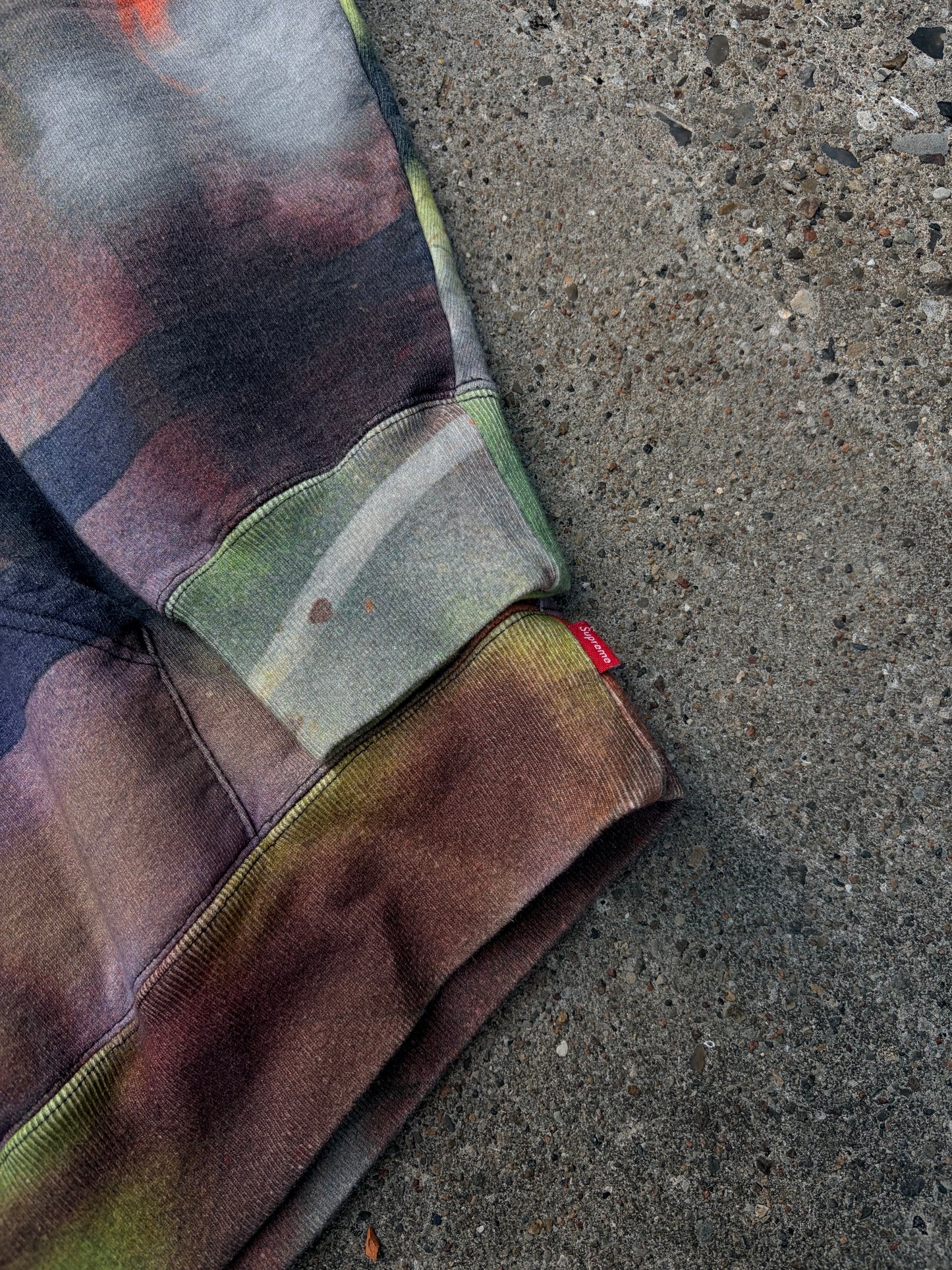 Supreme Distressed Spray Hoodie (SS20) – Medium