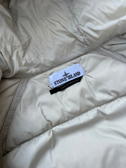 Stone Island Crinkle Reps NY Down Jacket Off White Str. Large