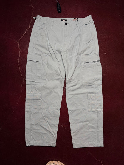 Stüssy cargo pants i lyseblå – str. 32