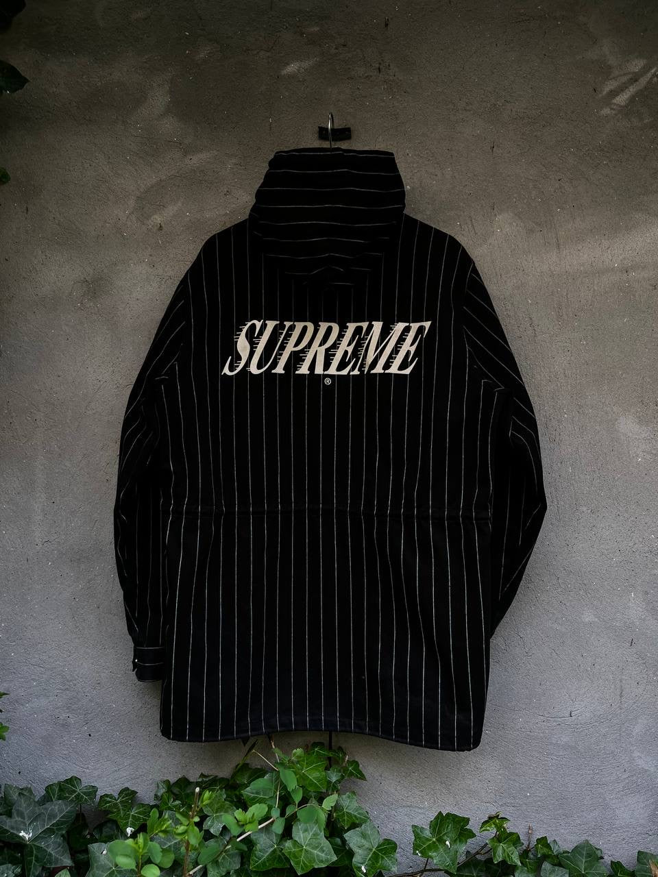 Supreme Jakke 2013 – Stribet Sort – Str. Large