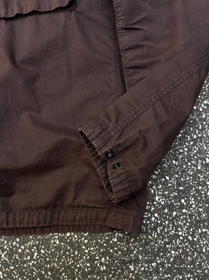 Stone Island overshirt i brun XL