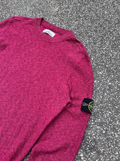“Brugt uld Sweater Sweatshirt Stone Island i uld i XL i rød farve 691554482”