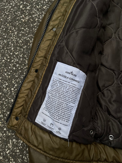 Stone Island Mussola Gommata Jacket – Olive Small
