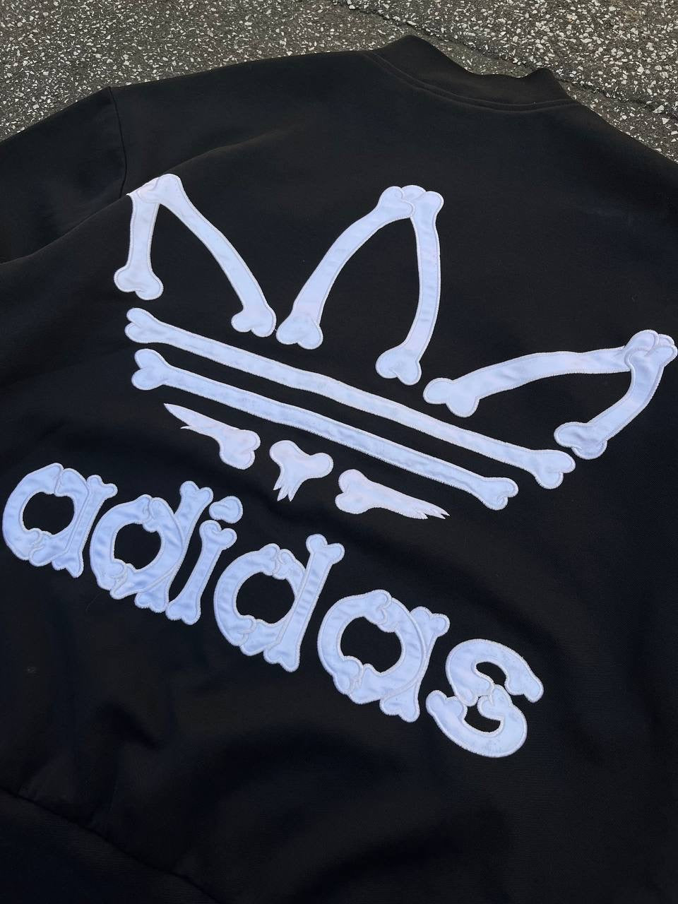 Adidas X Jeremy Scott Skeleton Tracker Jacket Sort XL