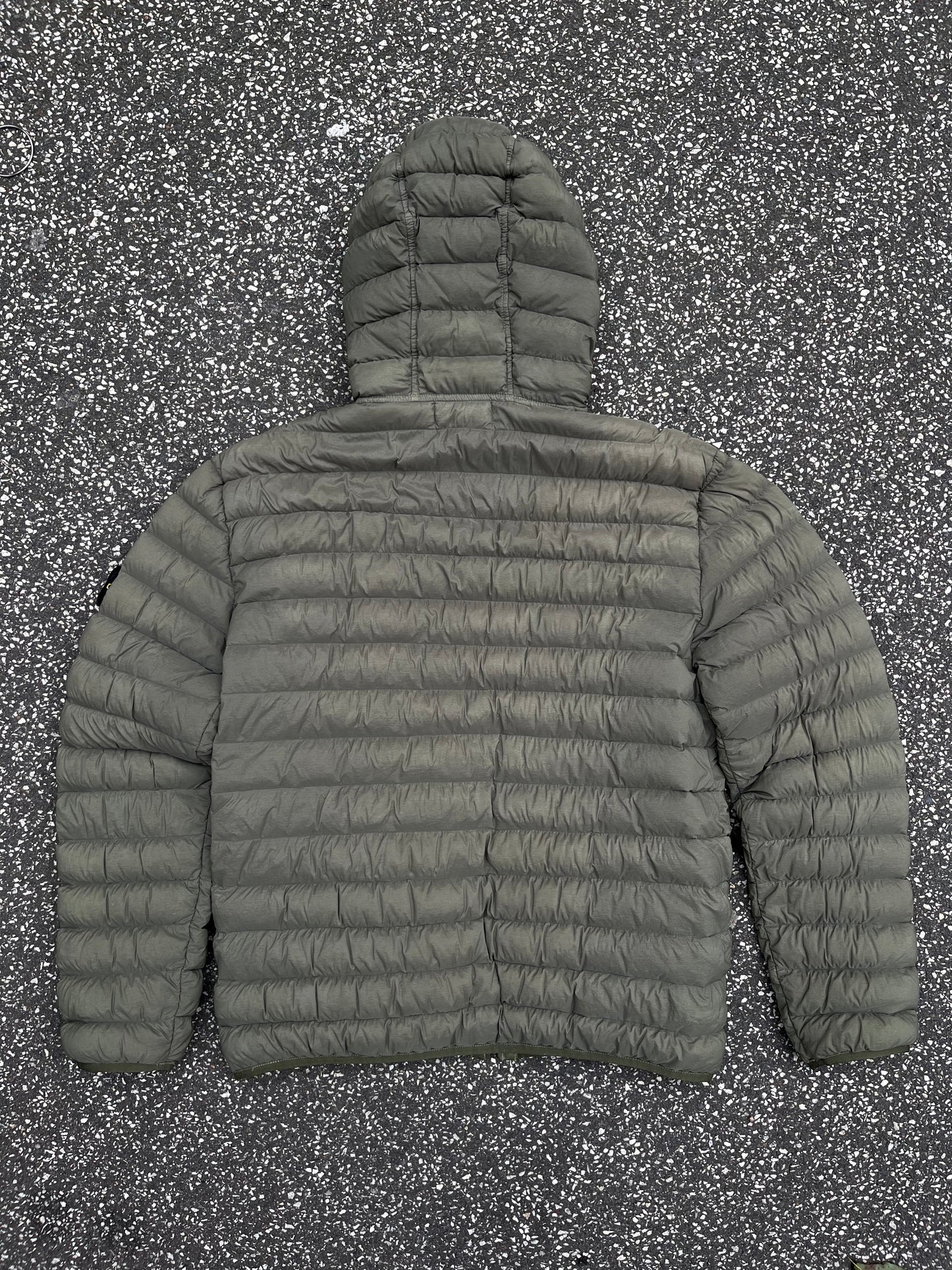 Stone Island Lightweight Down Jacket Olive Green, Str. L