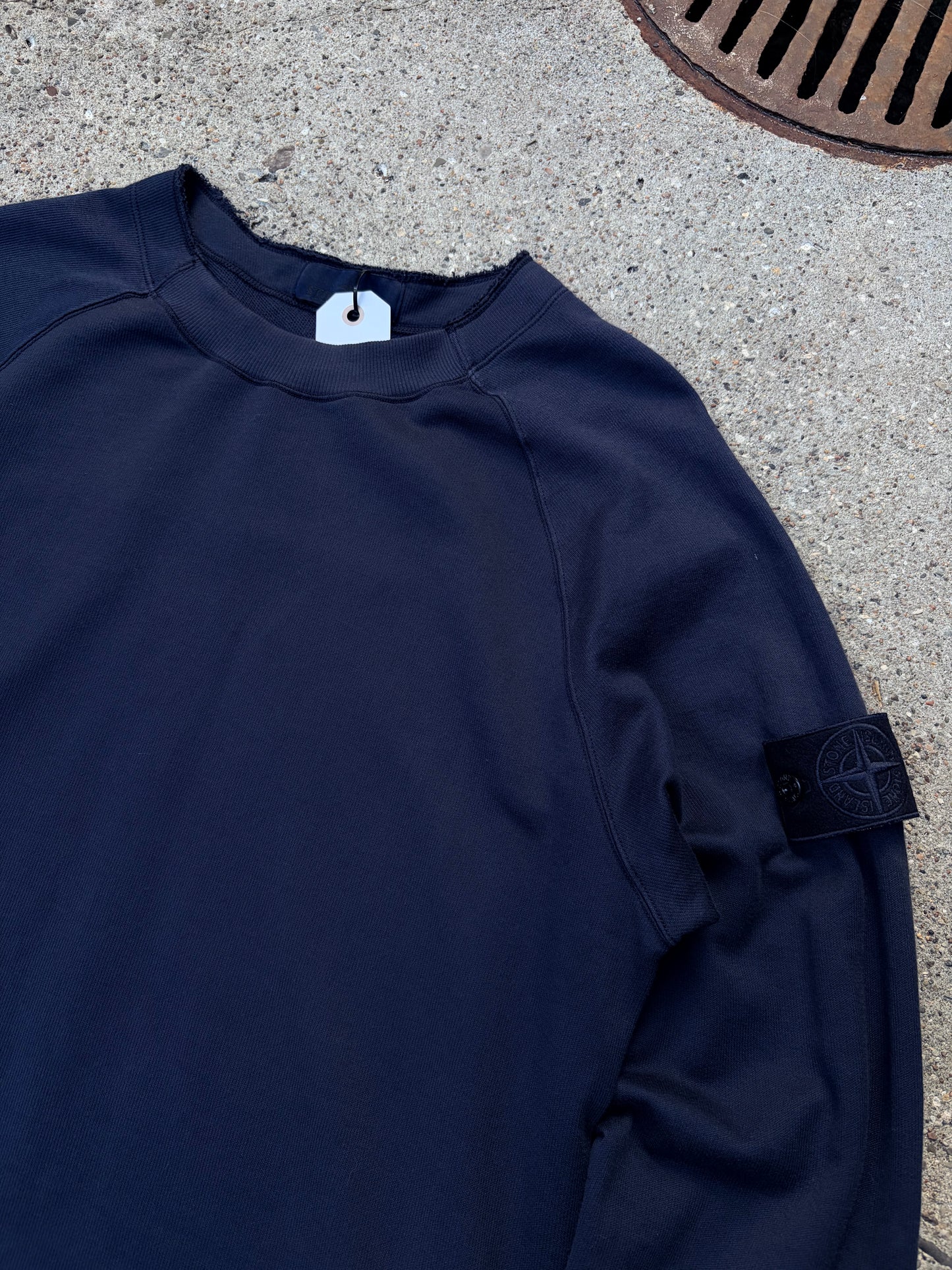 Stone Island Ghost Piece Crewneck Sweatshirt – Navy M Medium