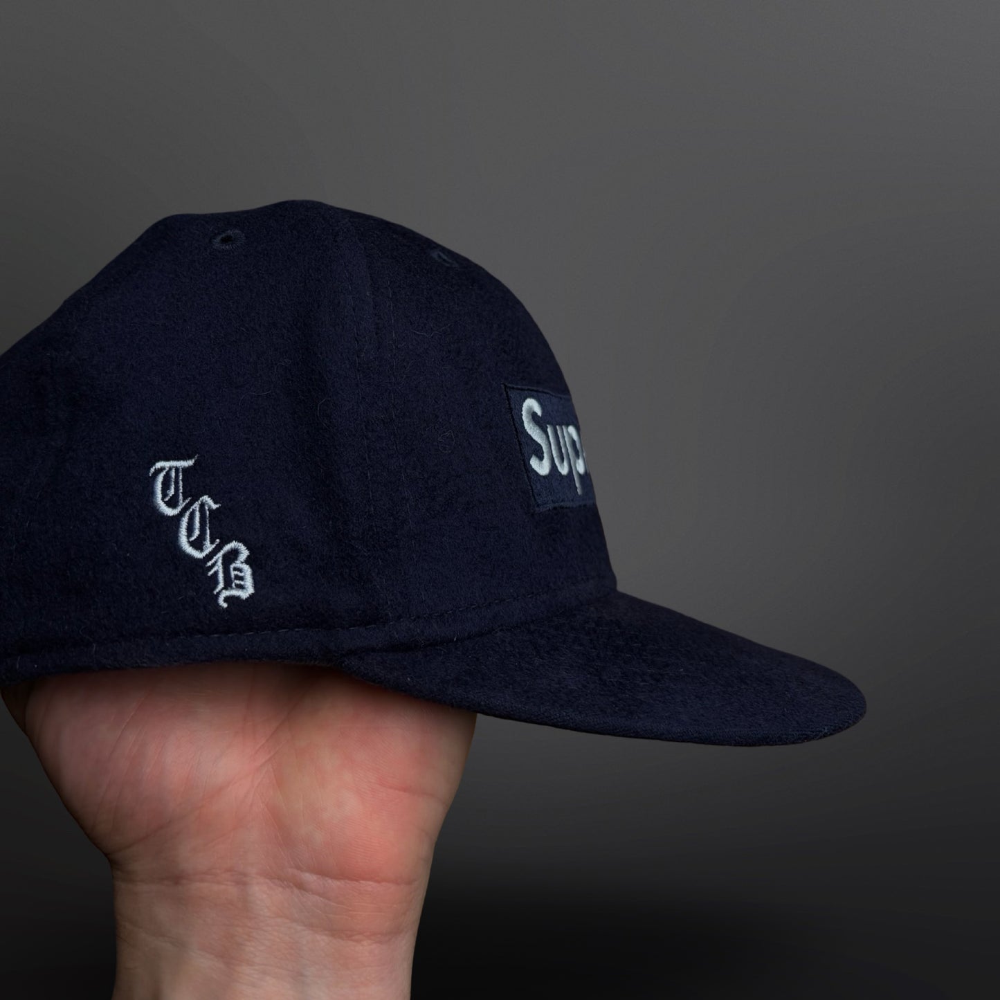 Supreme x Loro Piana Cap (2011) Uld Navy 7 1/2 59,6cm