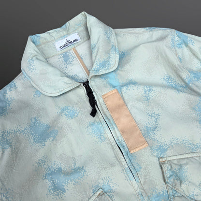 Stone Island Printed Hooded Jacket – Large
