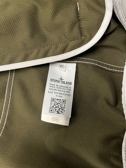 Stone Island Softshell R i hvid XL brugt