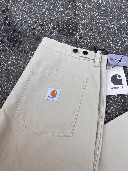 Carhartt WIP Council Pant busker 32 i beige nye