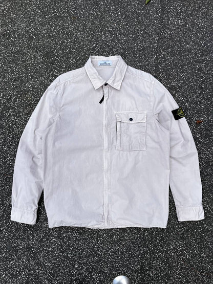 Stone Island Overshirt Skjorte Rosa Pink XL