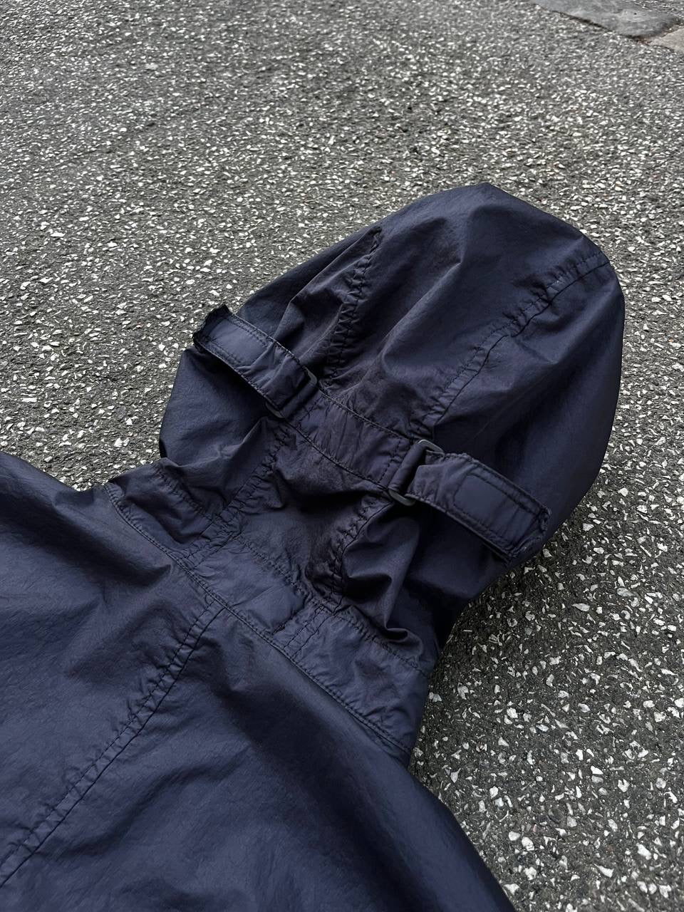 Stone Island Jakke Regnjakke Membrana 3L TC Navy Marineblå XL Brugt Used