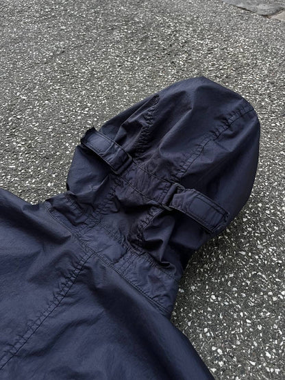 Stone Island Jakke Regnjakke Membrana 3L TC Navy Marineblå XL Brugt Used