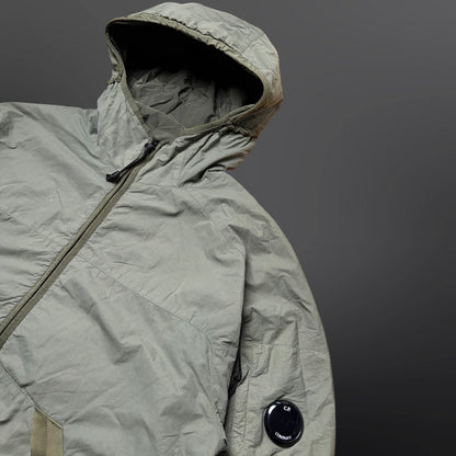 C.P. Company Flatt Nylon Hooded Jacket – Olive (54, fitter L–XL)