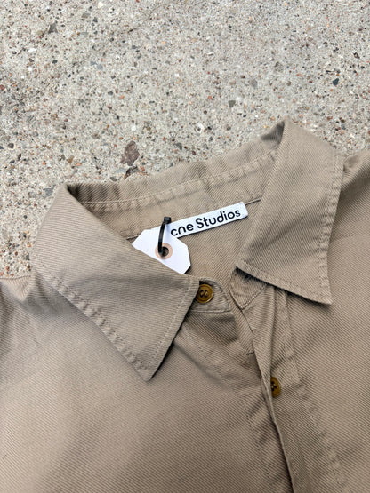 Acne Studios Stockholm 1996 Oversized Shirt – Beige – Large / XL