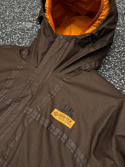 C.P. Company G-Type Gore-Tex Infinium 2-in-1 Jacket Brown Orange, Str. 50