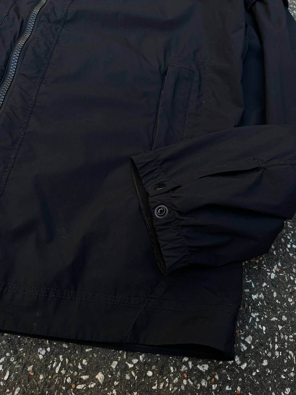 Stone Island Regnjakke Skin Touch Nylon TC Sort S Small