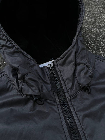 Stone Island Jakke Lamy Flock Grå L Large Brugt Used