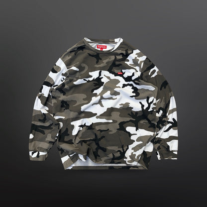 Supreme Small Box L/S Tee “Snow Camo” – SS25 – XL