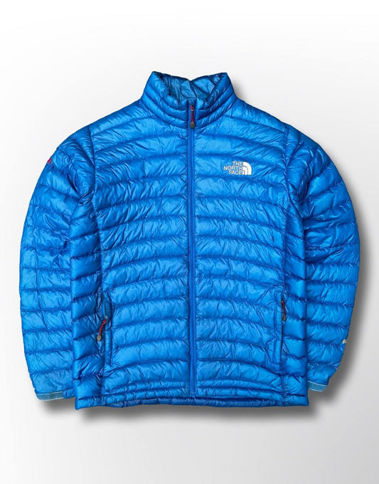 Brugt Used The north face Puffer goose down varm vinterjakke micropuffer S small mænd herre i Blå