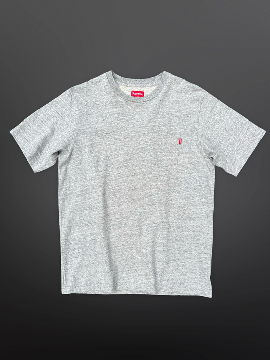 Supreme Pocket Tee Heather Grey M Medium