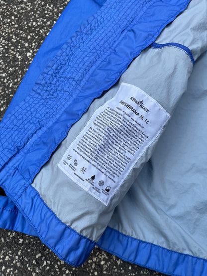 Stone Island Membrana 3L TC Jacket – Blue – Str. Medium