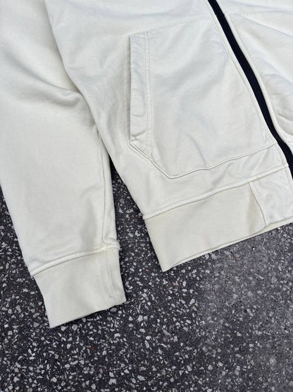 Stone Island Zip Up Hoodie Hættetrøje i L Large Brugt
