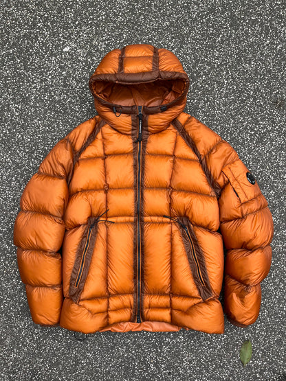 C.P. Company DD Shell Dunjakke Puffer XXL Bombay Brown Fitter L-XL